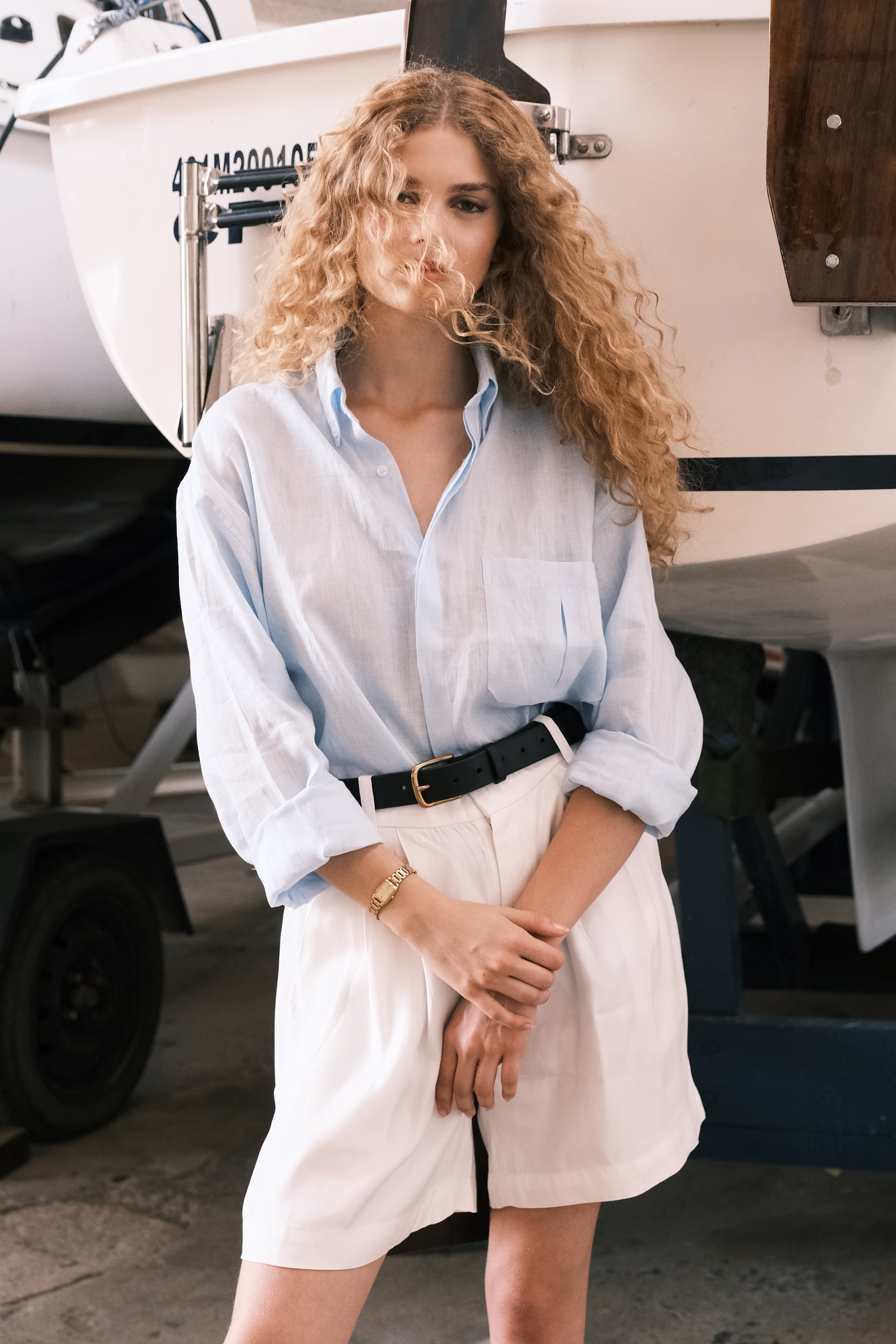 Tailored Shorts — 100% Viscose