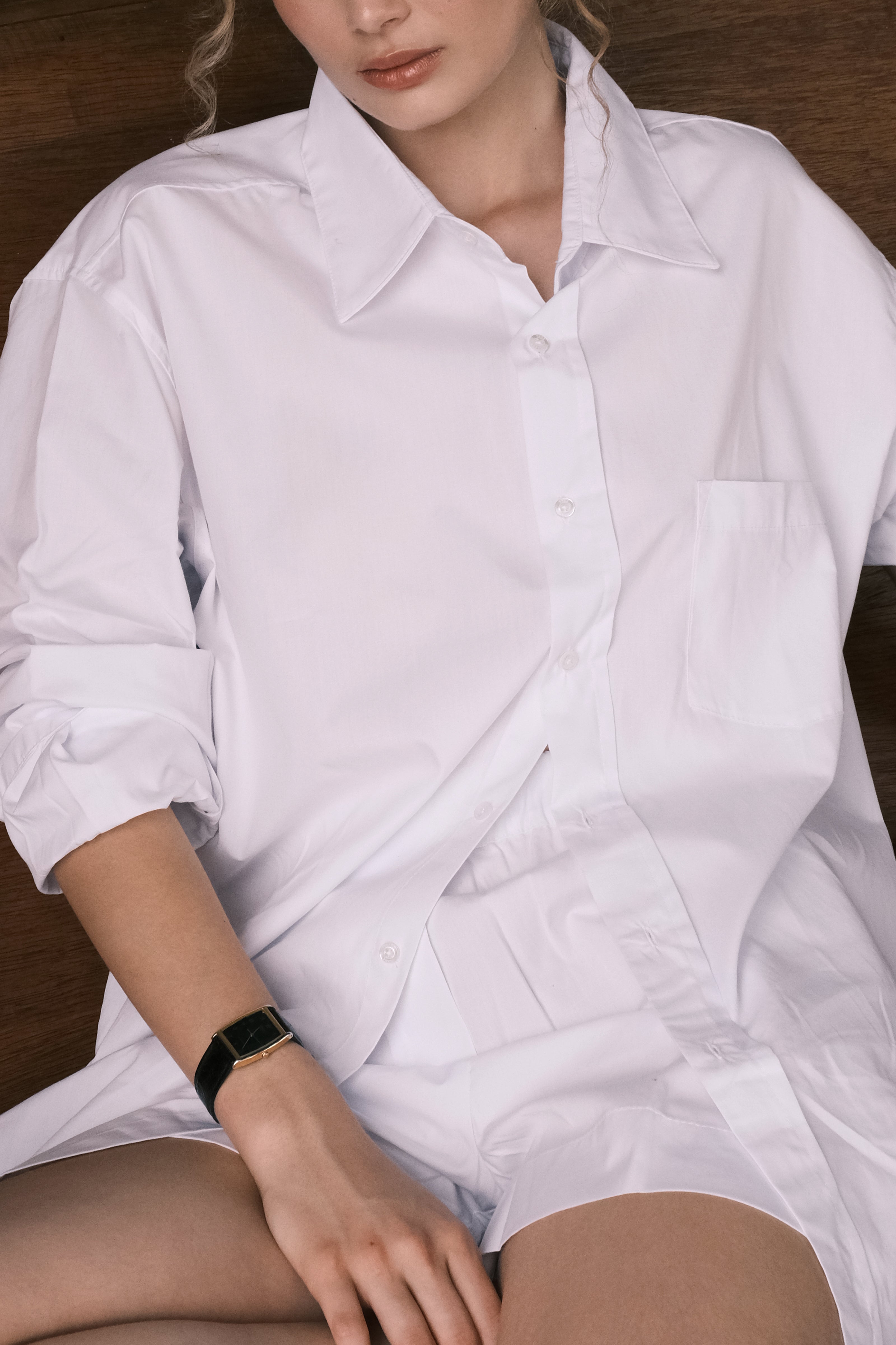 Pima Cotton Shirt — White