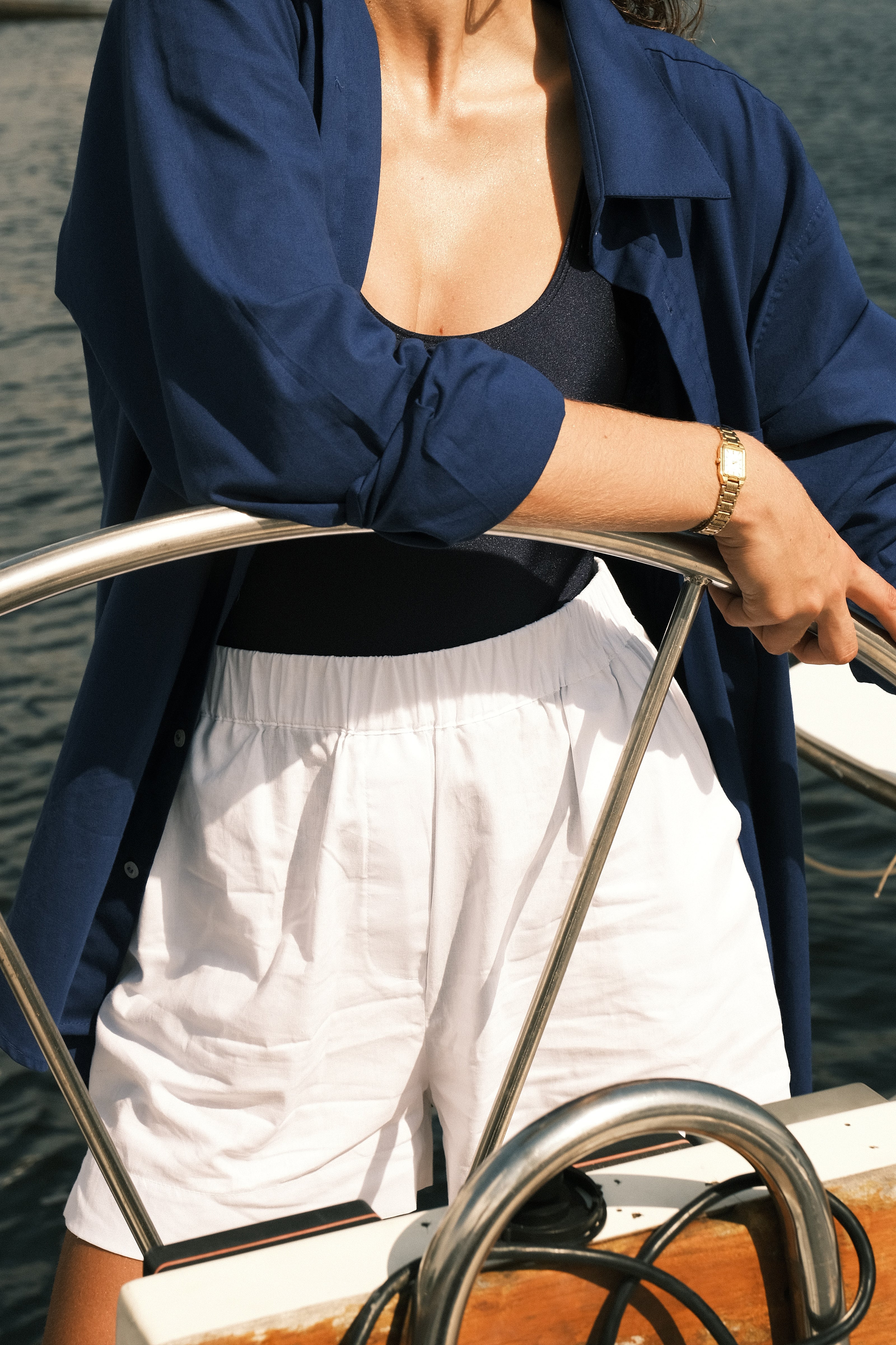 Shorts — 100% Pima Cotton, White