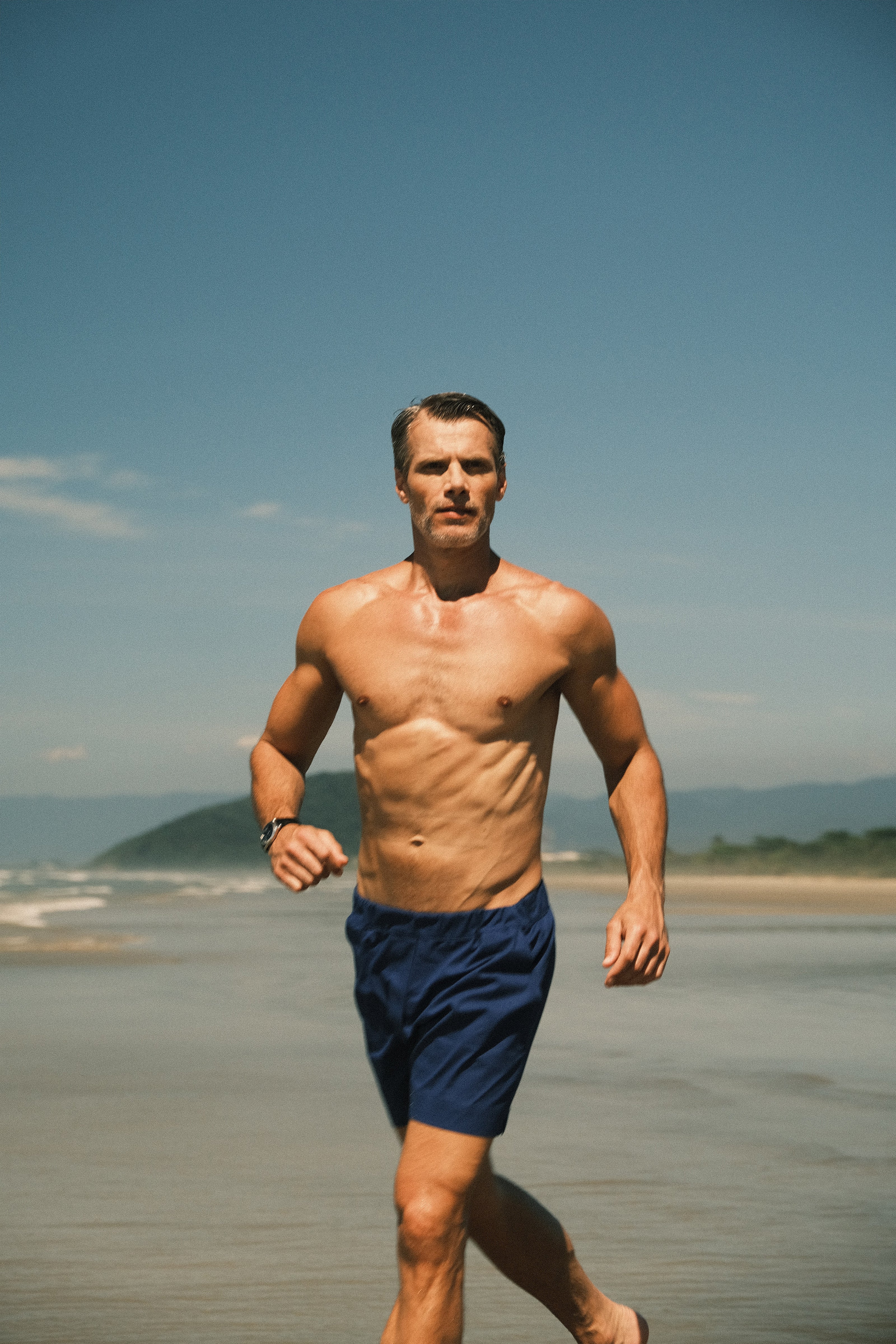 Shorts — 100% Cotton, Royal Blue