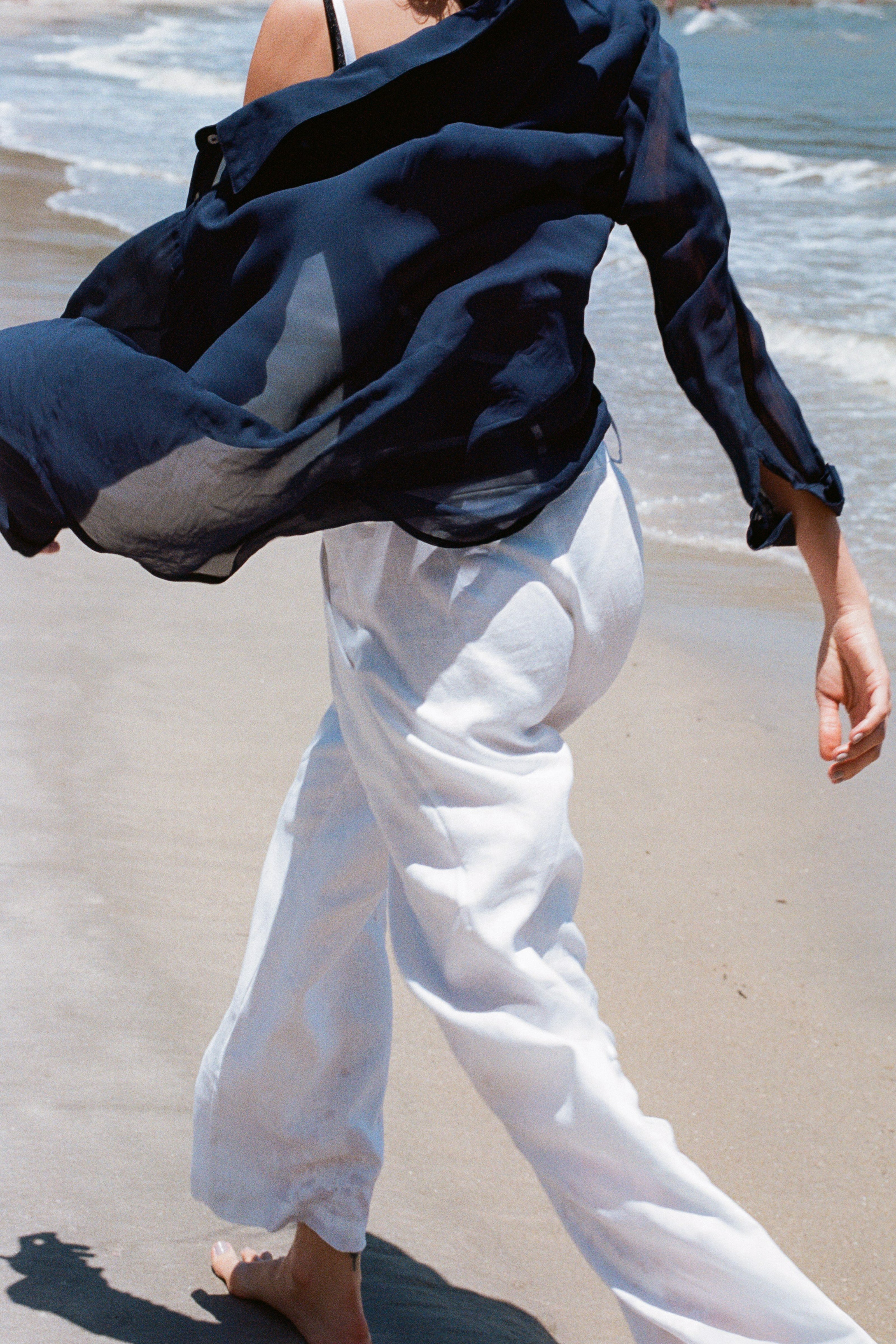 Fluid Shirt — Navy