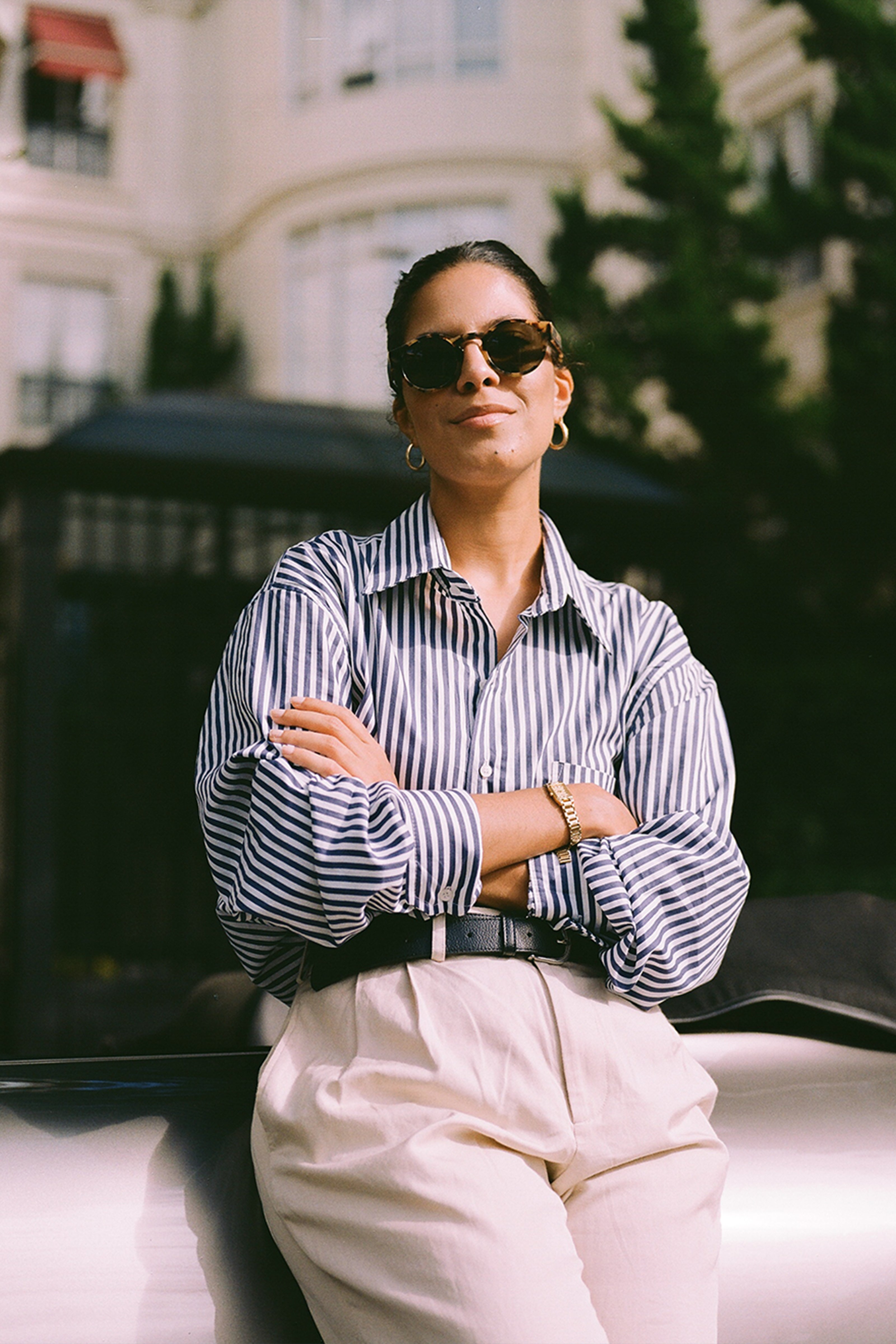 Pima Cotton Shirt — Blue Stripes