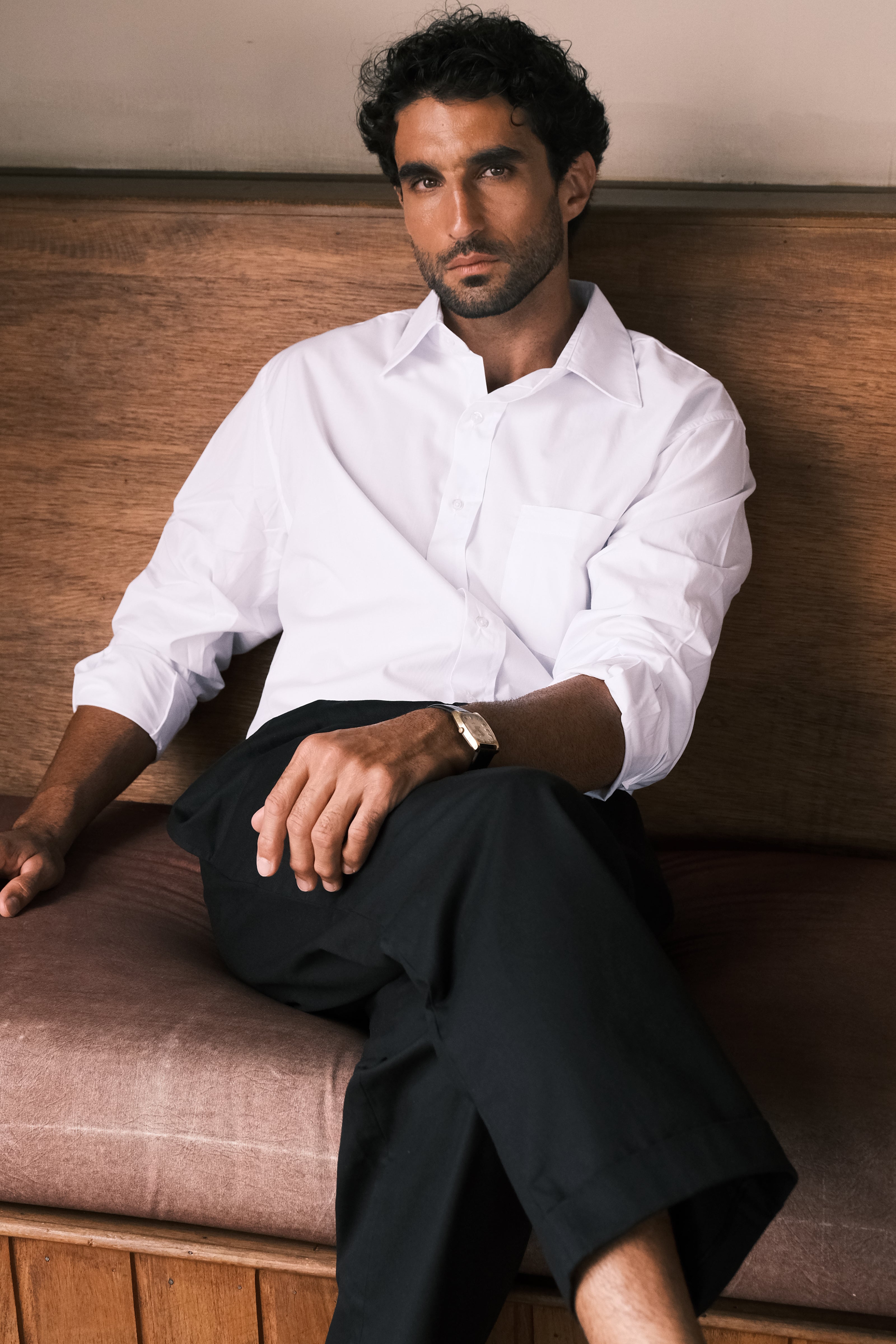 Pima Cotton Shirt — White